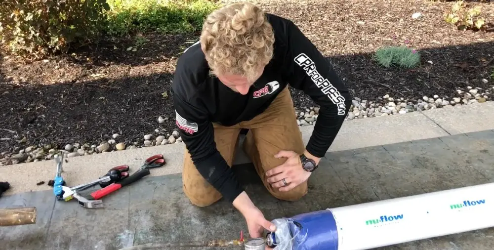 cpr Sewer drain replacement service underway in a Dayton Ohio neighborhood